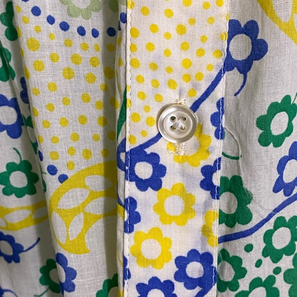 NWT TALBOTS PAISLEY/ FLORAL 💯 COTTON BUTTON DOWN TOP SIZE 2X - Picture 12 of 12